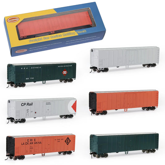 Evemodel Train HO Scale 1:87 50' Steel Reefer Car Rolling Stock C8750