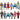 12pcs G Scale Figures 1:25 Seated People