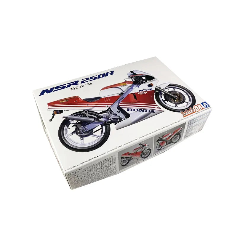 AOSHIMA 06556 Assembly Model 1/12 Scale for Honda MC18 NSR250R `88 Motorcycles Model Kits for Model Hobby Collection DIY Toys