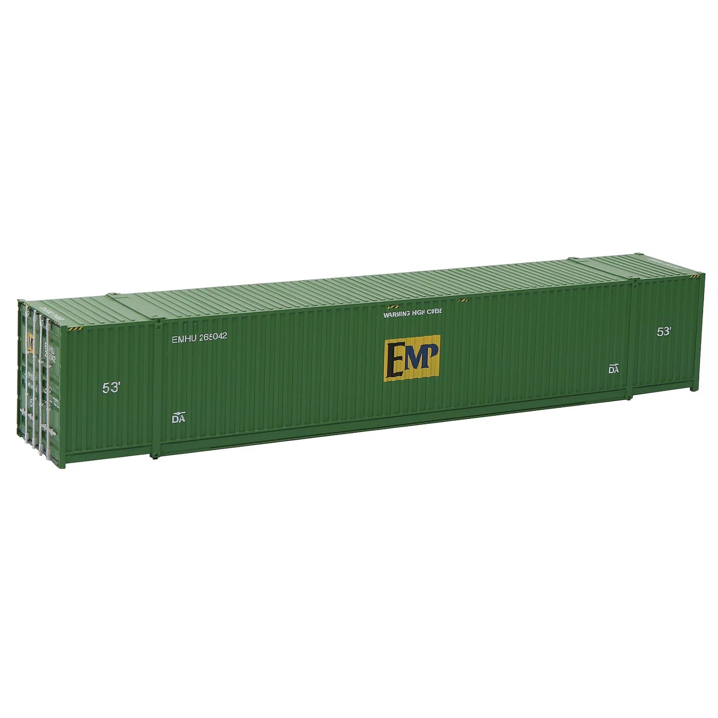 Evemodel 3pcs Model Trains HO Scale 1:87 53' Container 53ft Shipping Container Cargo Box Cabinet C8753