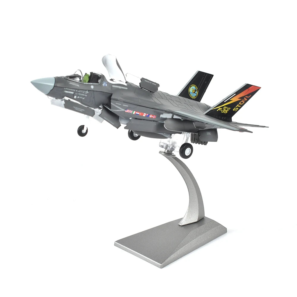 1/72 Scale Diecast Metal  F35B Fighter F-35 Lightning II Aircraft Model Plane