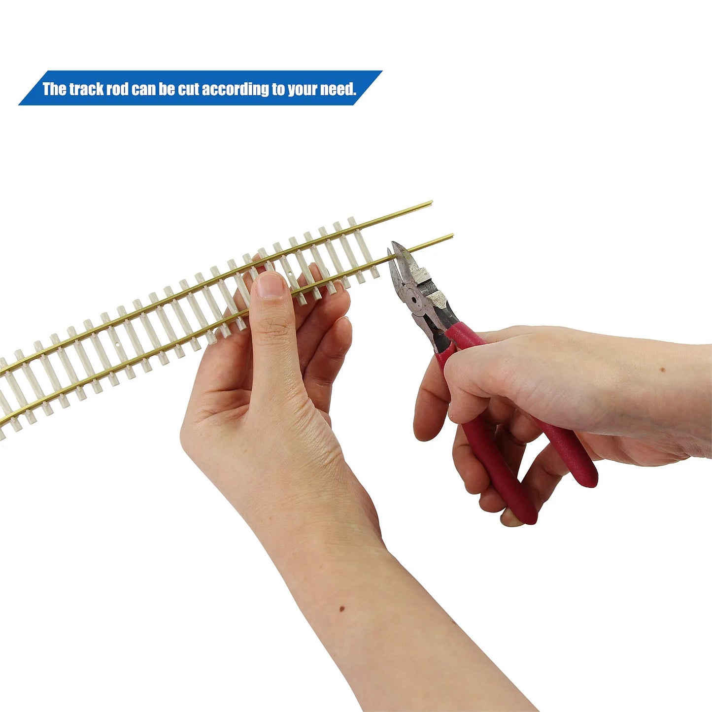 HP27HO Evemodel HO Scale 1:87 Track Flexible Rail 46cm with Rail Joiners Screws (pack of 5)