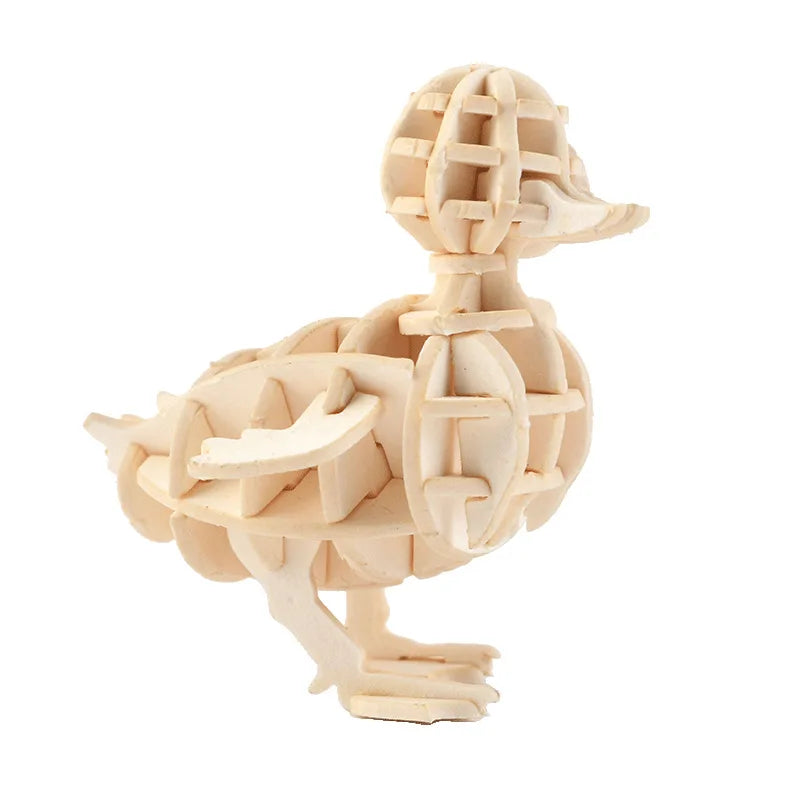 DIY Wooden Puzzle Model Animal Montessori Toys for Children Crafts Dachshund Skeleton Assembly Gifts Set for Kids Adults Teens