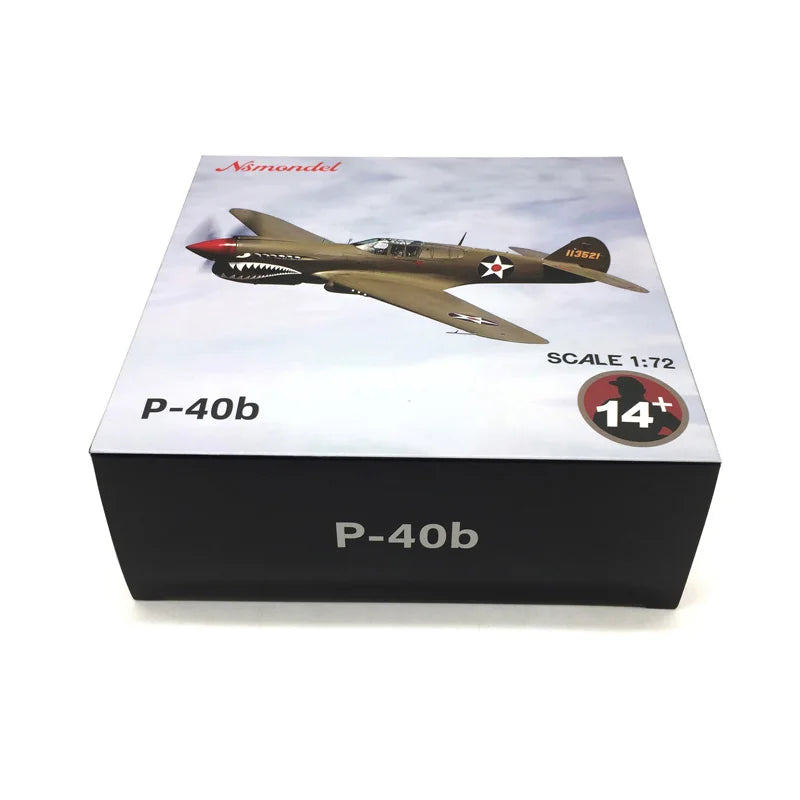 1/72 Scale American P-40 Fighter P40 Aircraft Diecast Metal Model Plane