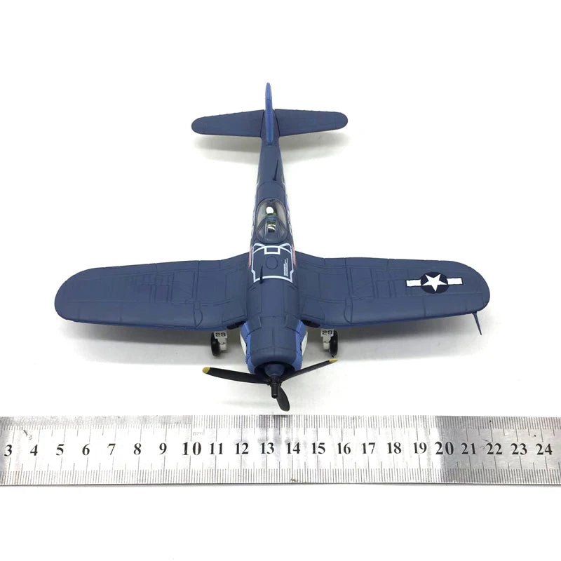 1/72 Scale U.S. Navy F4U pirate carrier-based land-based fighter alloy military aircraft model finished product