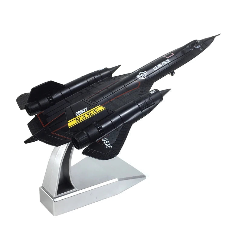 1/144 Scale US Air Force SR-71 Blackbird Reconnaissance Fighter SR71 Diecast Metal Model Plane