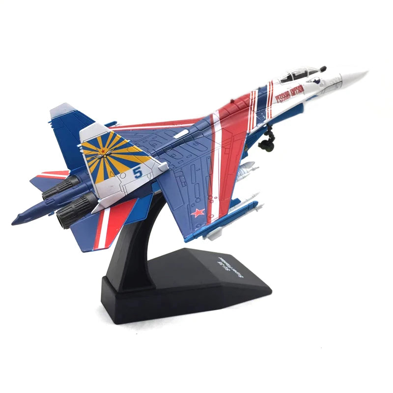 1/100 Scale Su35 Alloy Model Russian Fighter SU-35 Aircraft Model Plane