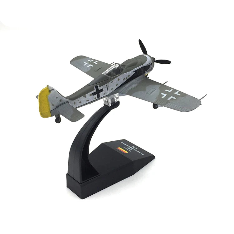 1/72 Scale (Focke-Wulf)Fw-190 Fighter Alloy Military Aircraft Model Diecast Metal Model Plane