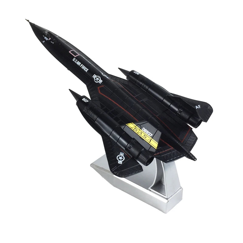 1/144 Scale US Air Force SR-71 Blackbird Reconnaissance Fighter SR71 Diecast Metal Model Plane