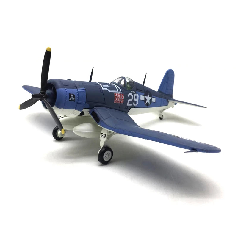 1/72 Scale U.S. Navy F4U pirate carrier-based land-based fighter alloy military aircraft model finished product