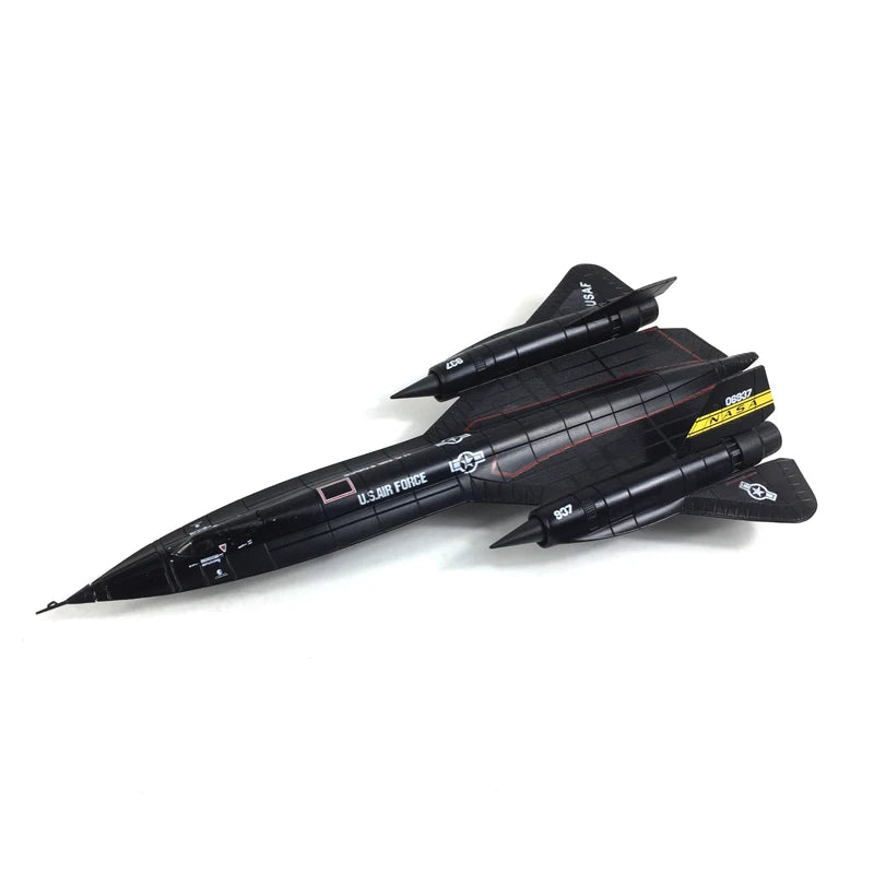 1/144 Scale US Air Force SR-71 Blackbird Reconnaissance Fighter SR71 Diecast Metal Model Plane