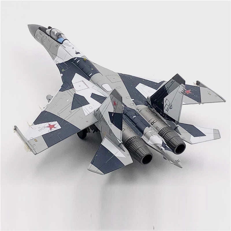 Aircraft Plane model 1/100 Russian Air Force fighter Su 35 airplane Alloy model diecast 1:100 metal Planes