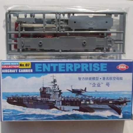 1/2000 US Navy Aircraft Carrier German Cruiser British Hood Battleship Plastic Assemble Warship Model