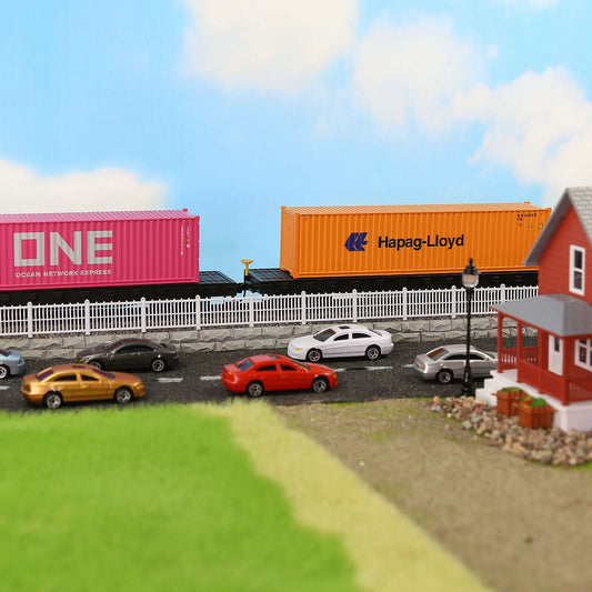 Evemodel 3pcs HO Scale 40ft Shipping Containers Model Railway