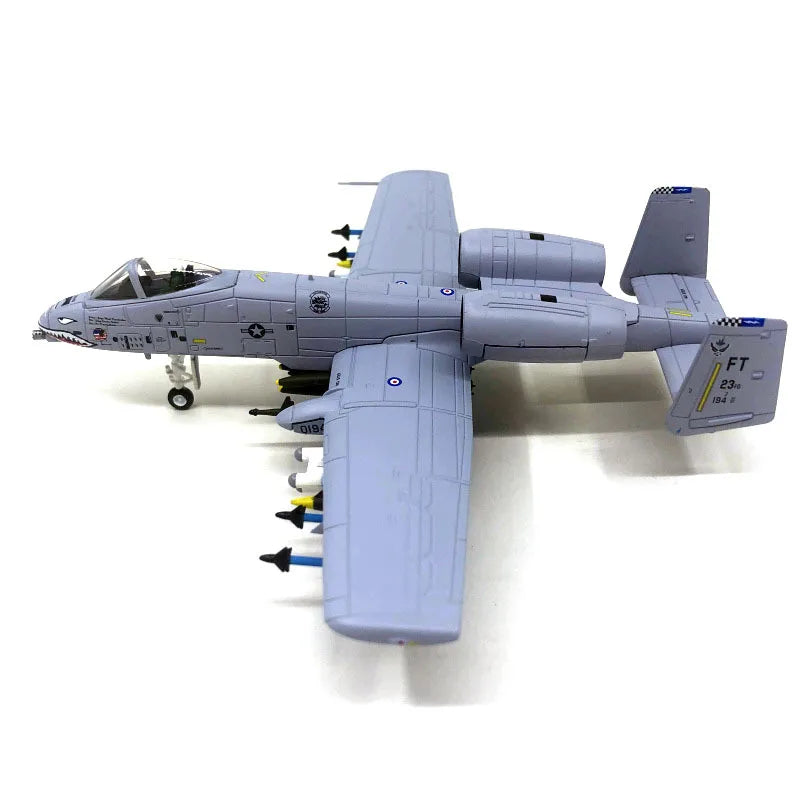 1/100 Scale Diecast Metal A10 Fighter Fairchild Republic A-10 Thunderbolt II