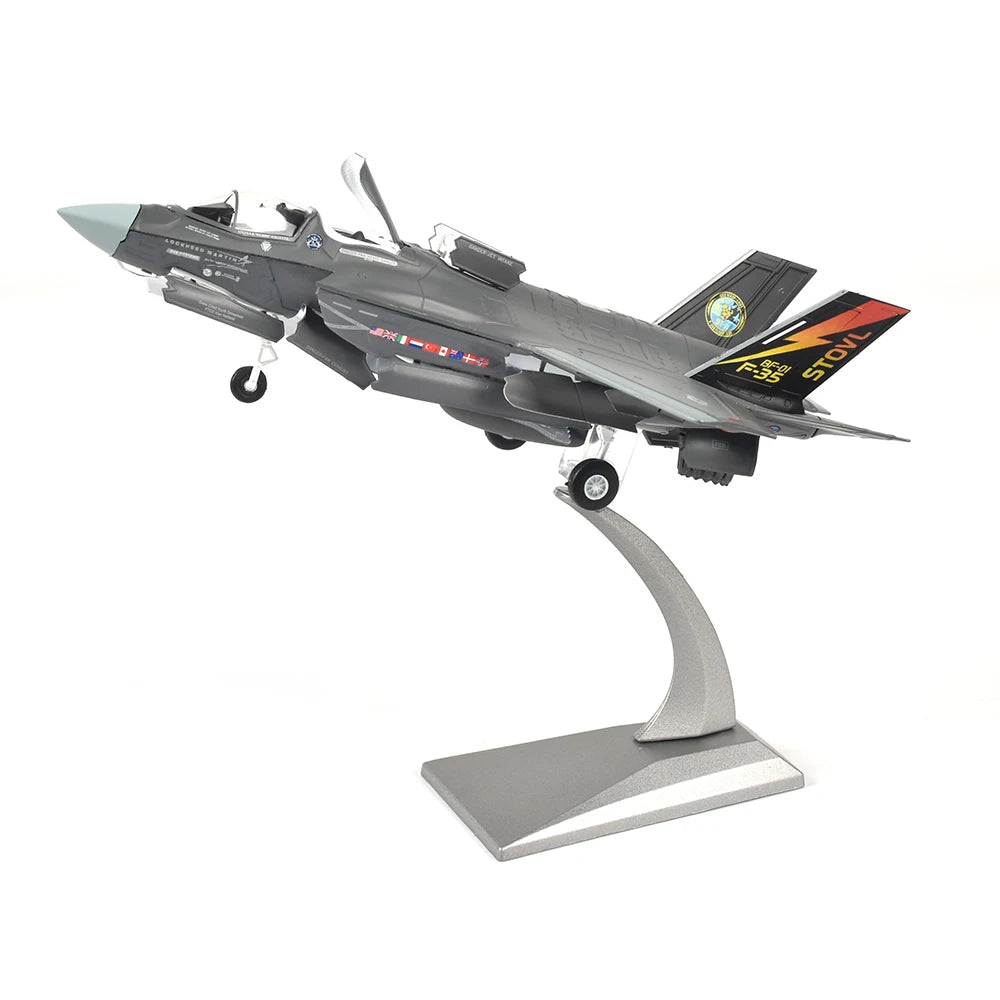 1/72 Scale Diecast Metal  F35B Fighter F-35 Lightning II Aircraft Model Plane