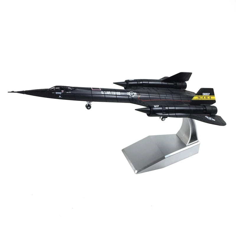 1/144 Scale US AIR FORCE Reconnaissance Aircraft Blackbird SR-71 Diecast Metal SR71 Fighter