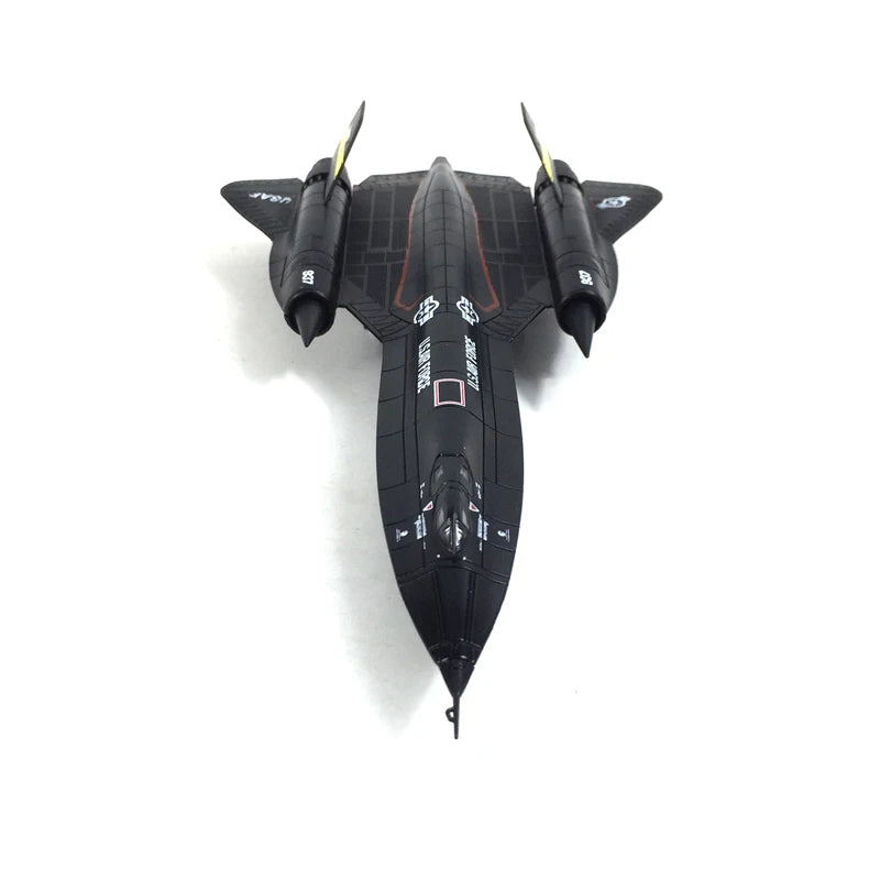 1/144 Scale US Air Force SR-71 Blackbird Reconnaissance Fighter SR71 Diecast Metal Model Plane