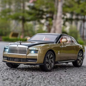 1:24 Rolls Royce Spectre Alloy Diecast Model Car with Sound & Light – Luxurious Kids Toy with Starry Sky Top – Perfect Gift for Car Enthusiasts