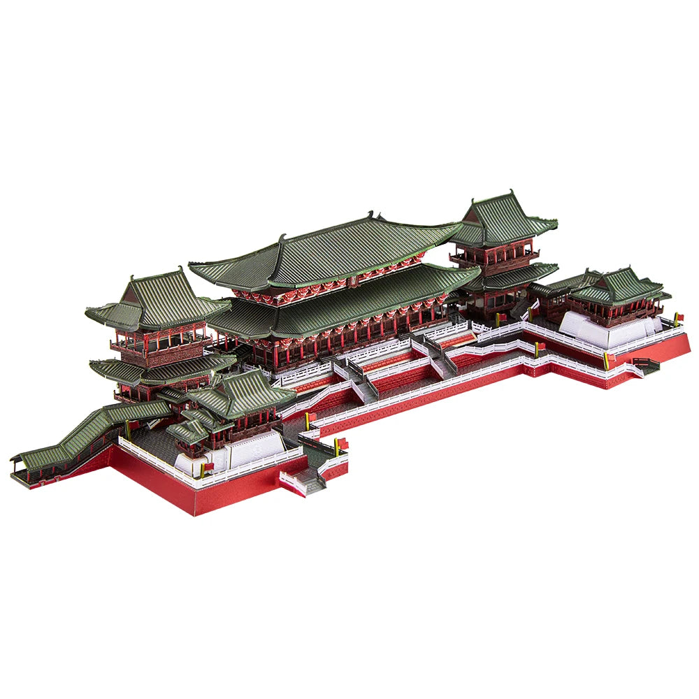 Piececool Model Building Kits Chinese Buildings 3D Metal Puzzles Jigsaw Toys for Teens Creative Gifts for Christmas