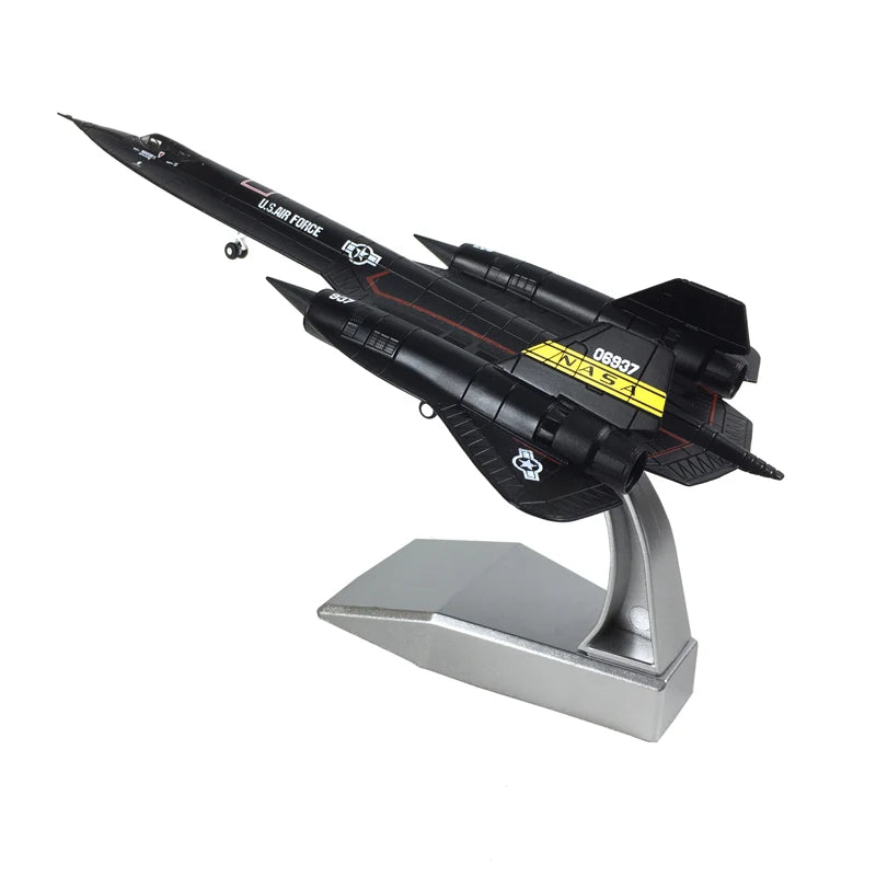 1/144 Scale US Air Force SR-71 Blackbird Reconnaissance Fighter SR71 Diecast Metal Model Plane