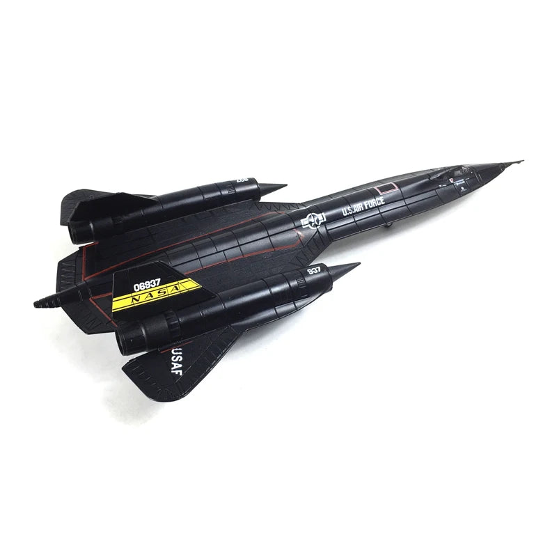 1/144 Scale US Air Force SR-71 Blackbird Reconnaissance Fighter SR71 Diecast Metal Model Plane