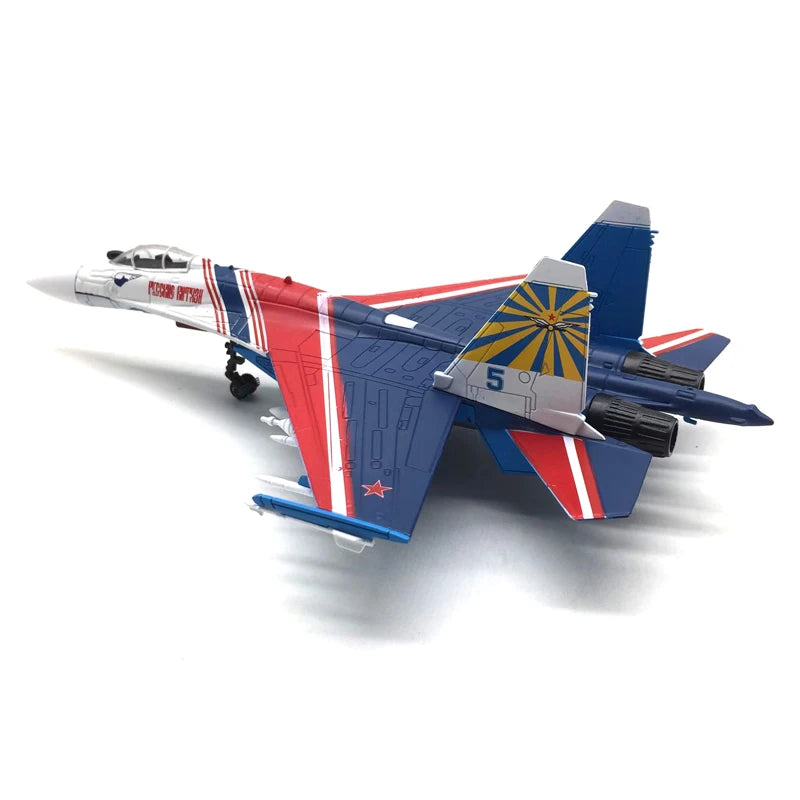 1/100 Scale Su35 Alloy Model Russian Fighter SU-35 Aircraft Model Plane