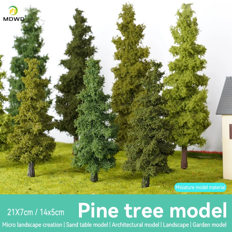 14/21cm Handmade Military Sand Table Tree Model | DIY Landscape Simula ...