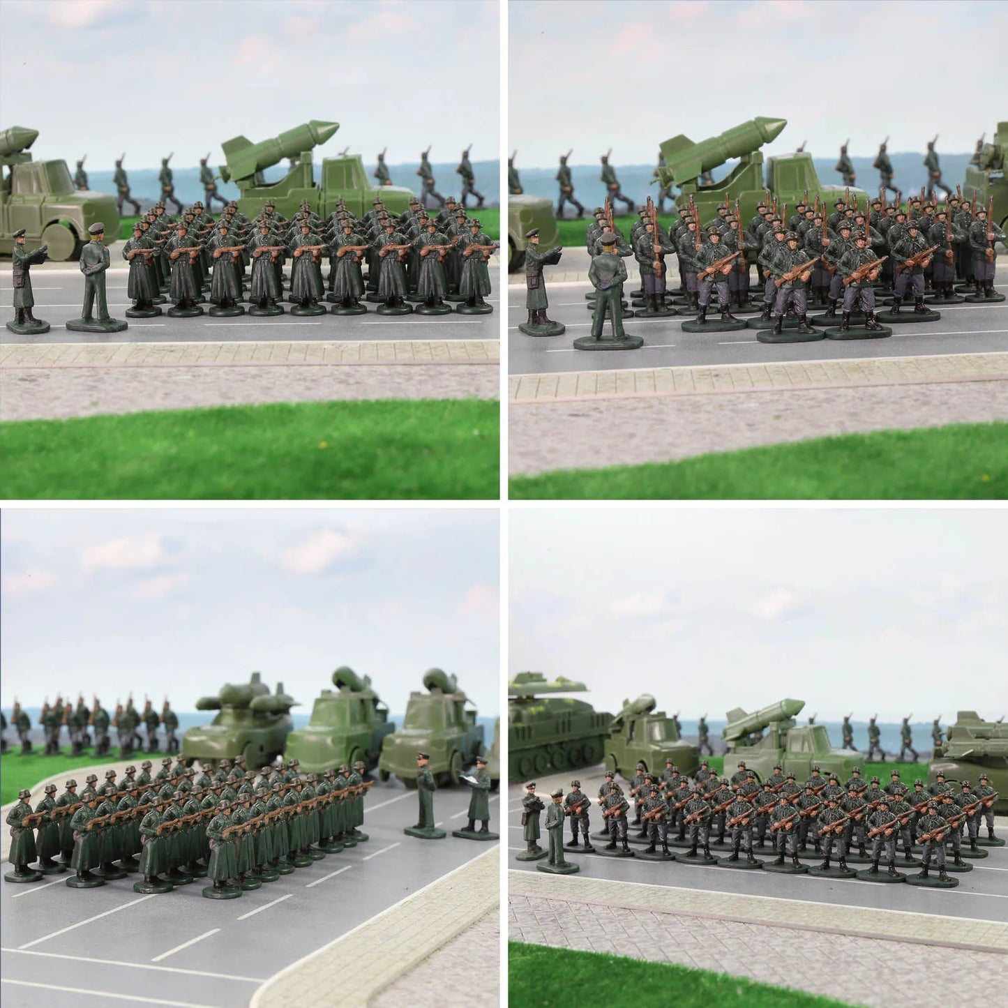 Evemodel HO Scale 1:87 Model Soldiers Officer Military Figures Army Men Armour Infantry