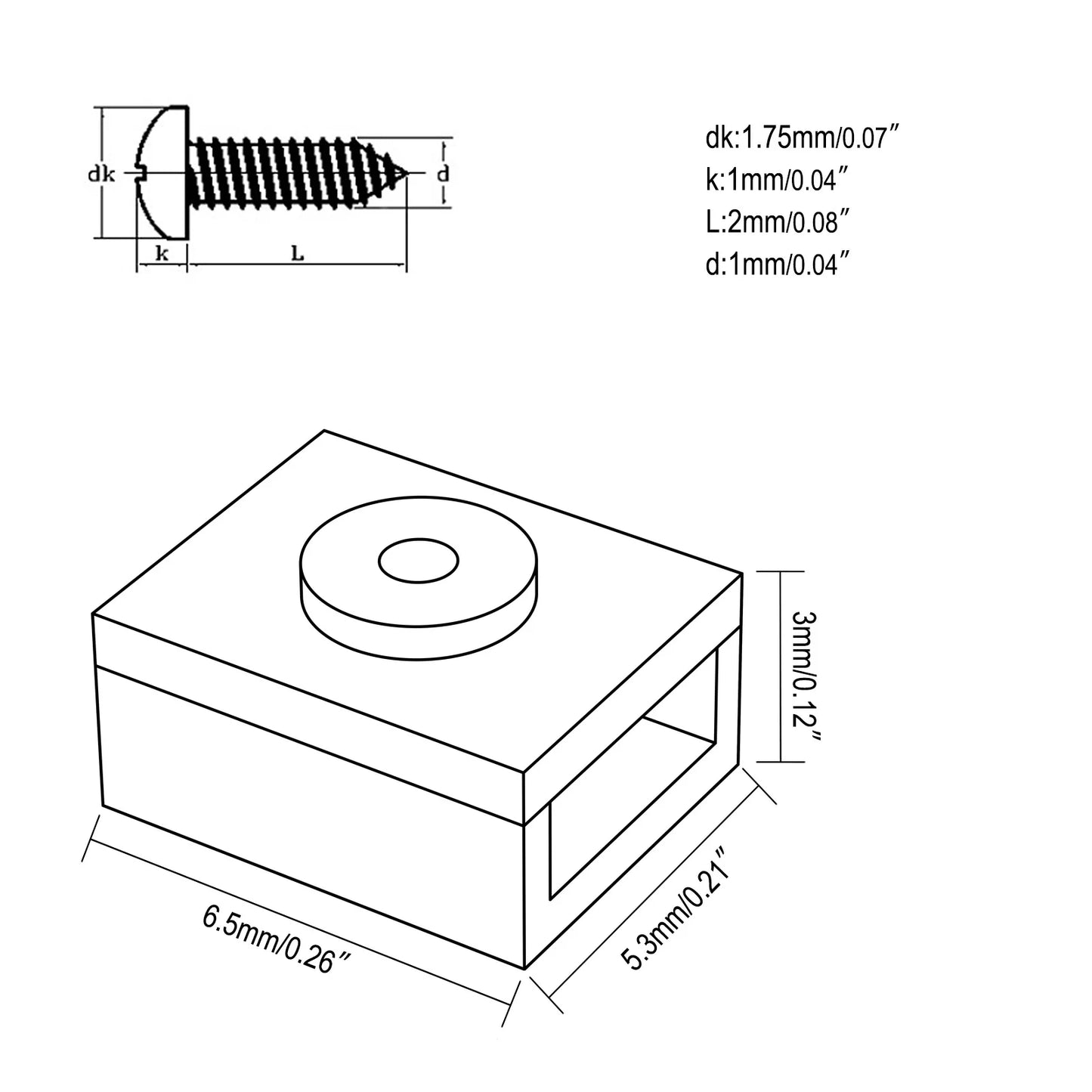 Evemodel HP37N 6 Pairs N Scale 1:8160 Coupler Box Lid with Screws Coupler Pocket Cover