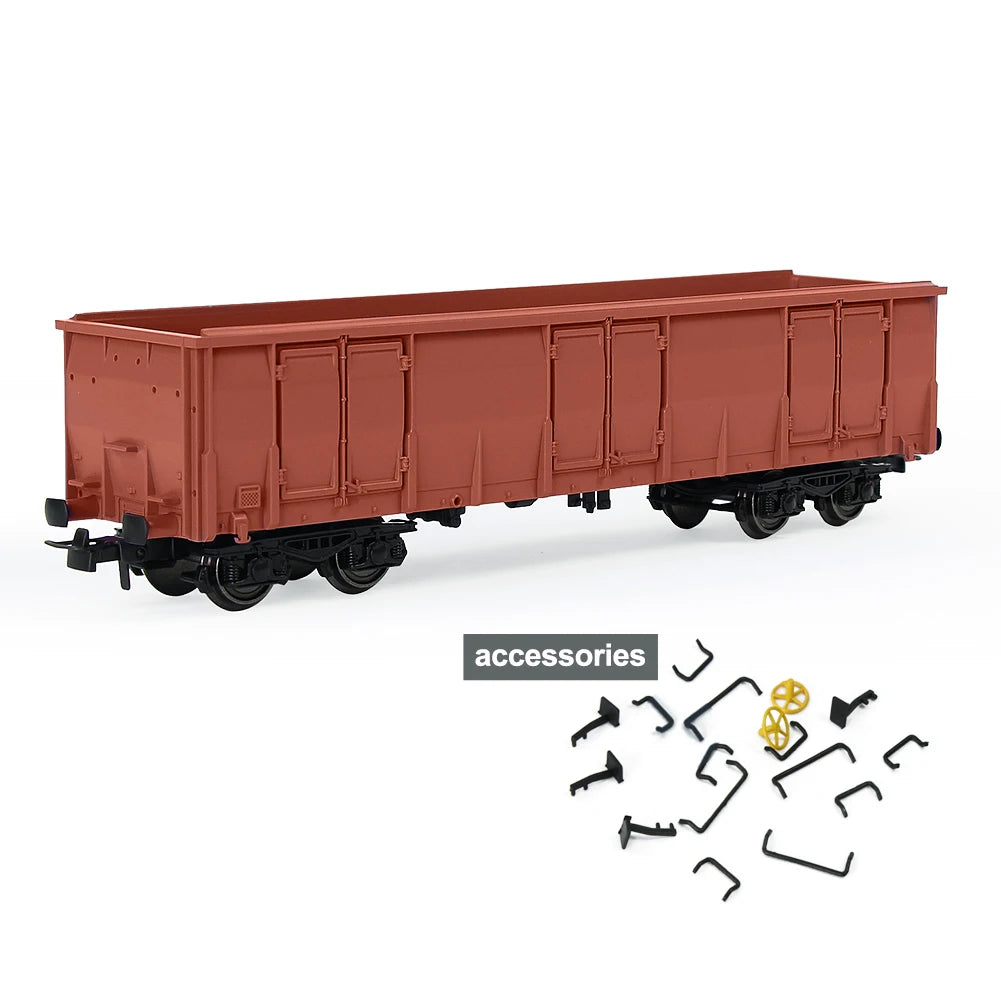 Evemodel HO Scale High-side Gondola Car 1:87 Railway Wagons (Pack of 3) Freight Car C8742M