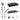 Model Magnetic Painting Clips Straight Bendable in Metal Storage Box DIY Spraying Tool Set