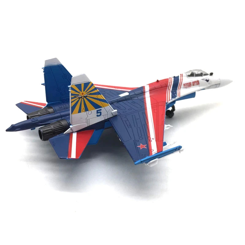 1/100 Scale Su35 Alloy Model Russian Fighter SU-35 Aircraft Model Plane