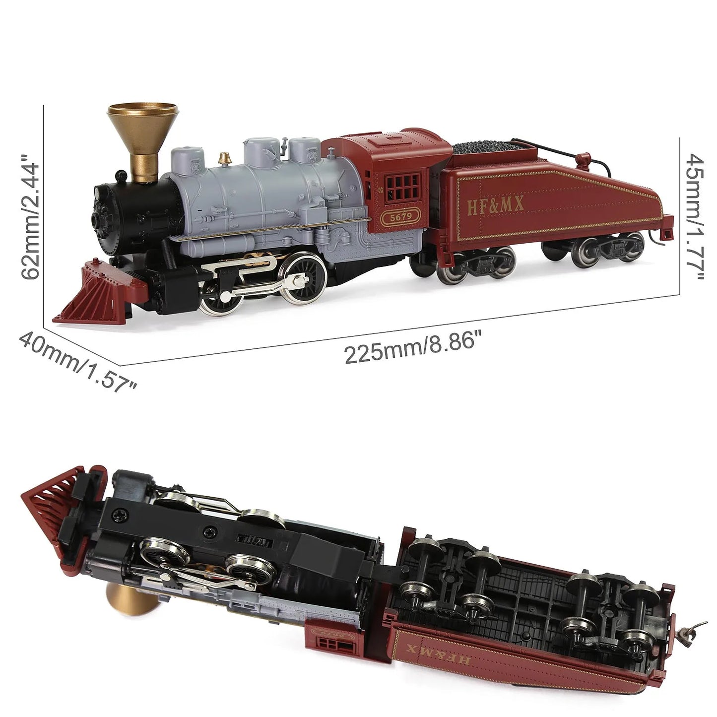 Evemodel HO Scale 1:87 Model Railway Steam Locomotives for Model Trains HCT8703