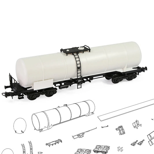 Evemodel HO Scale Unassembled Blank Oil Tank Car 1:87 Model Wagon C8768JJ