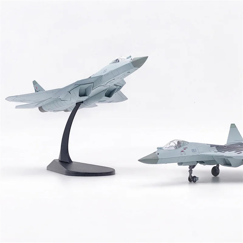 1/100 Scale Russian Su 57 fighter stealth aircraft model Su-57 Plane Model