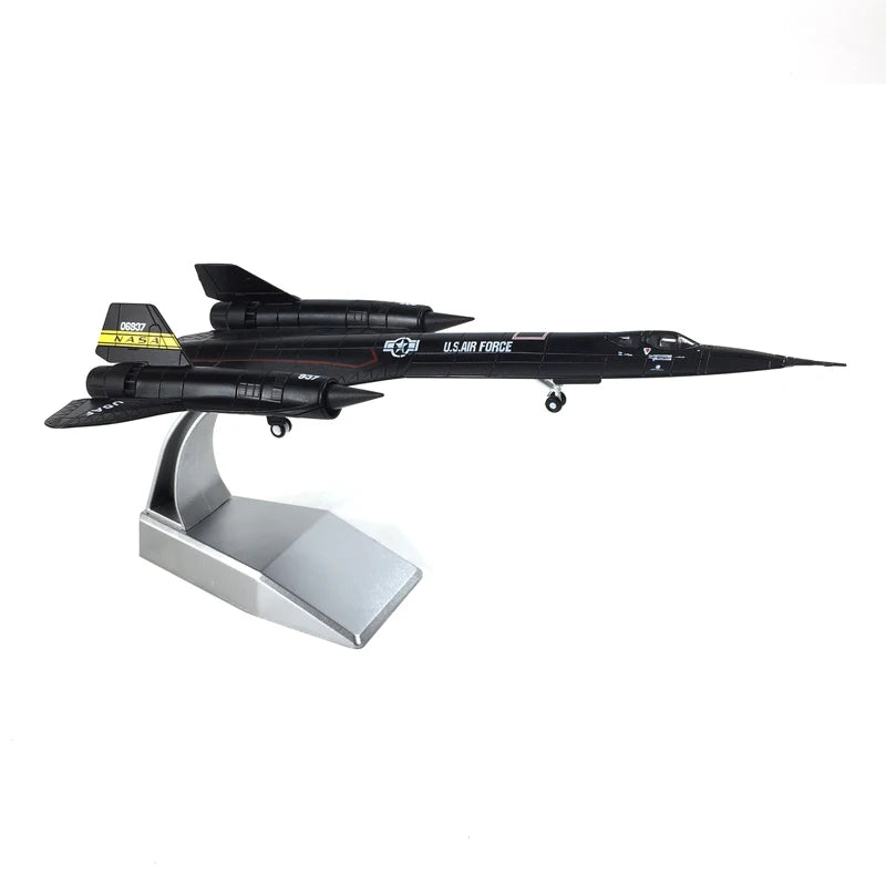 1/144 Scale US Air Force SR-71 Blackbird Reconnaissance Fighter SR71 Diecast Metal Model Plane