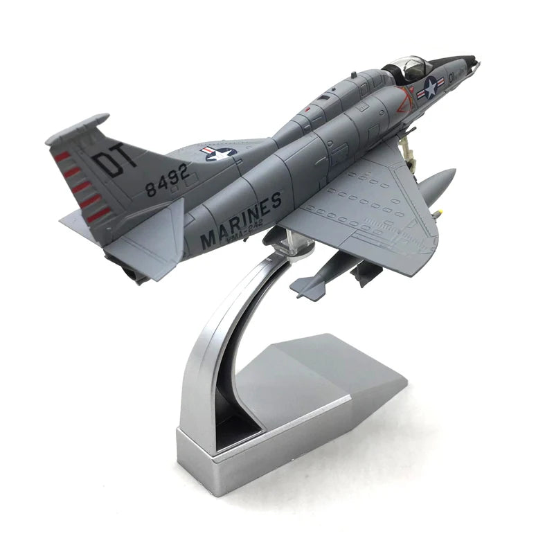 1/72 Scale US Marine Corps A-4 Skyhawk Fighter Diecast Metal Finished Aircraft Model Skyhawk A-4