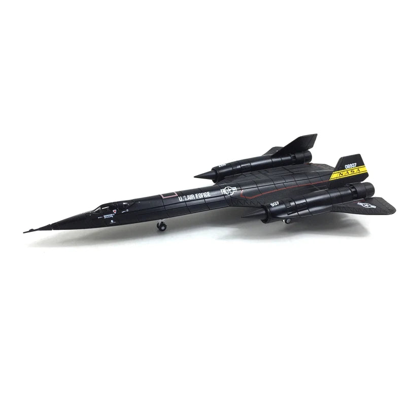 1/144 Scale US Air Force SR-71 Blackbird Reconnaissance Fighter SR71 Diecast Metal Model Plane