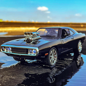 Dodge Charger 1/24 - Superdeportivo de aleación, modelo de coche deportivo de metal fundido a presión, simulación con sonido y luz, regalo para niños