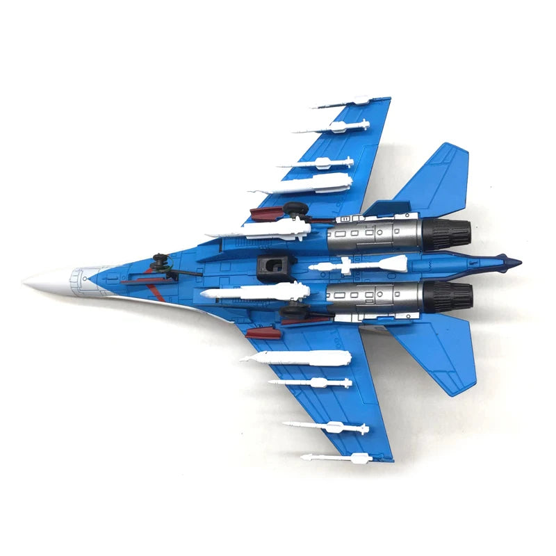 1/100 Scale Su35 Alloy Model Russian Fighter SU-35 Aircraft Model Plane