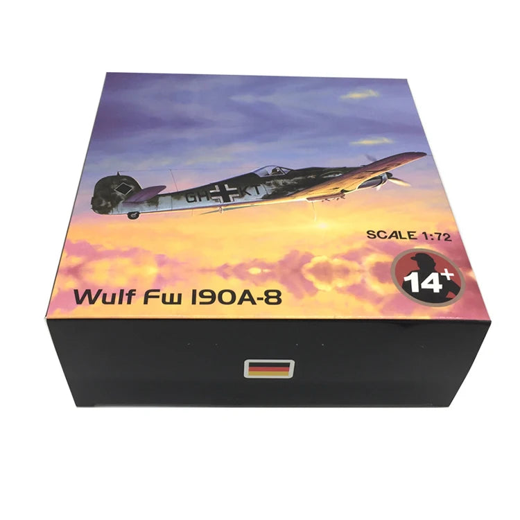 1/72 Scale (Focke-Wulf)Fw-190 Fighter Alloy Military Aircraft Model Diecast Metal Model Plane