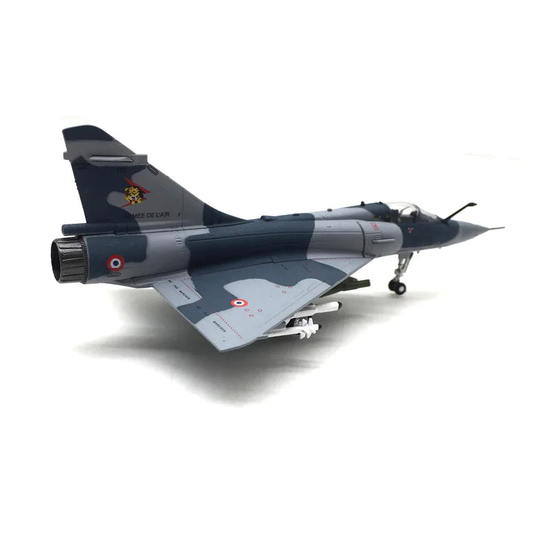 Diecast Metal 1/100 Scale French Mirage 2000 Fighter Jet Mirage-2000 Aircraft Model Planes