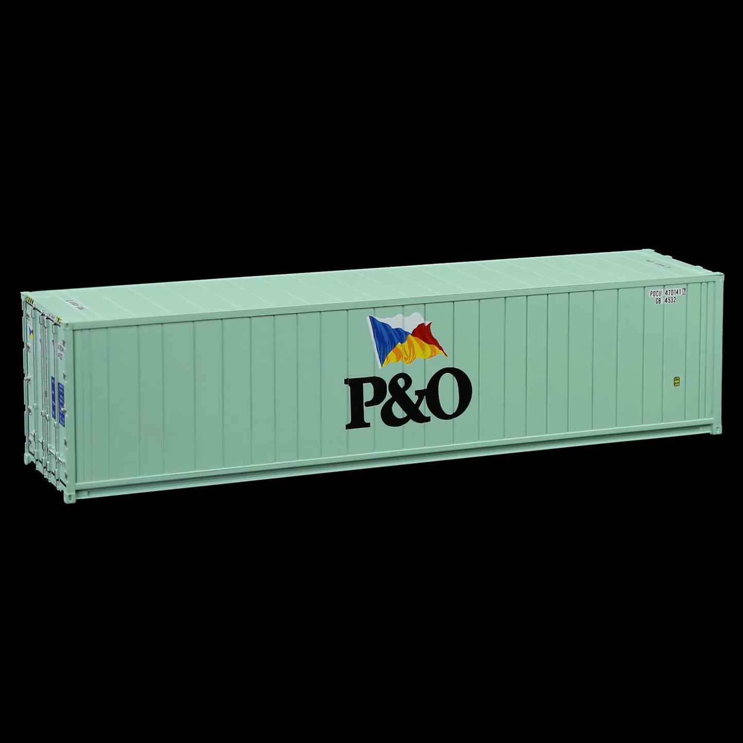 Evemodel 3pcs HO Scale 40ft 1:87 Hi-Cube Reefer 40' Refrigerator Container for Freight Car C8722 Railway Modeling