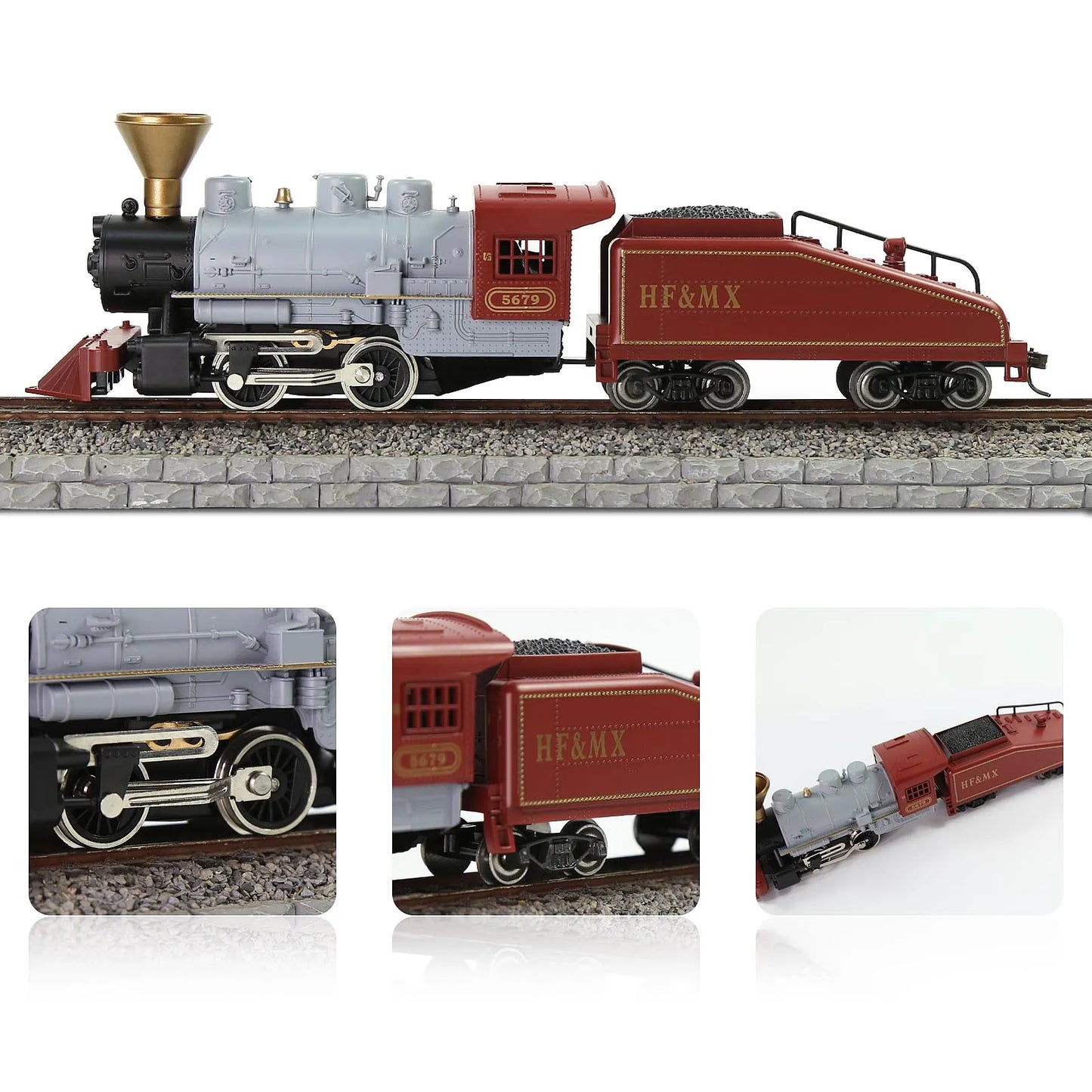 Evemodel HO Scale 1:87 Model Railway Steam Locomotives for Model Trains HCT8703