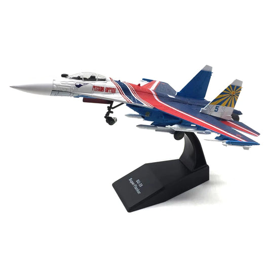 Russian Fighter SU-35 Diecast Metal 1/100 scale Su35 Aircraft Model Planes