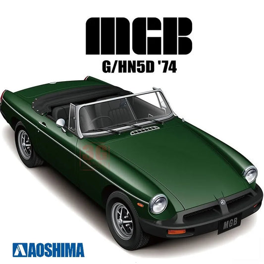 AOSHIMA 05686 Assembly Car Model 1/24 BLMC G/HN5D MG-B MK-3 `74 Model Vehicle for Modeler Hobby Collection DIY