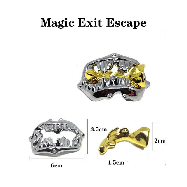 1pc Classic IQ Metal Brain teaser Magic Baffling Puzzle Brainstring Jigsaw Game Unlocking Unlooping Novel Toy for Children Adult