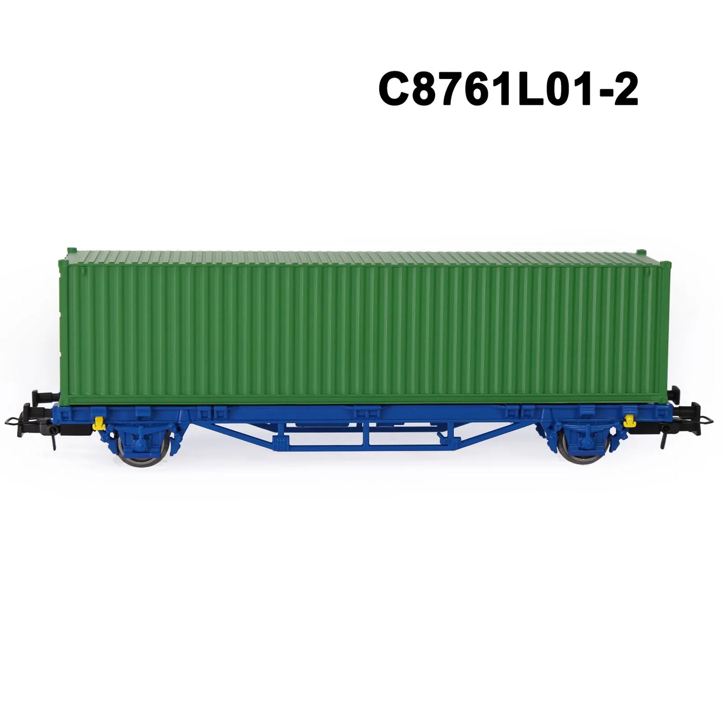 Evemodel C8761 1 Set HO Scale 1:87 Flat Car with 40' 20' Container Model Railway Wagons Freight Car