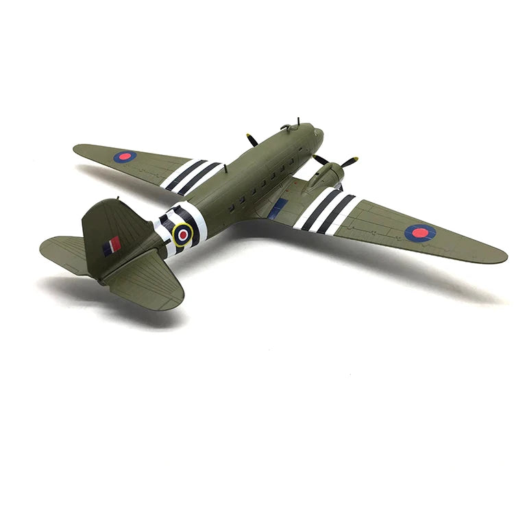 1/100 Scale Alloy Model Diecast C-47 DC3 Transport Aircraft Model